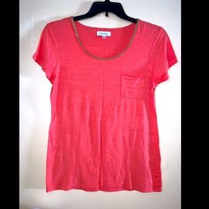 Brand new Calvin Klein gold lined T-shirt